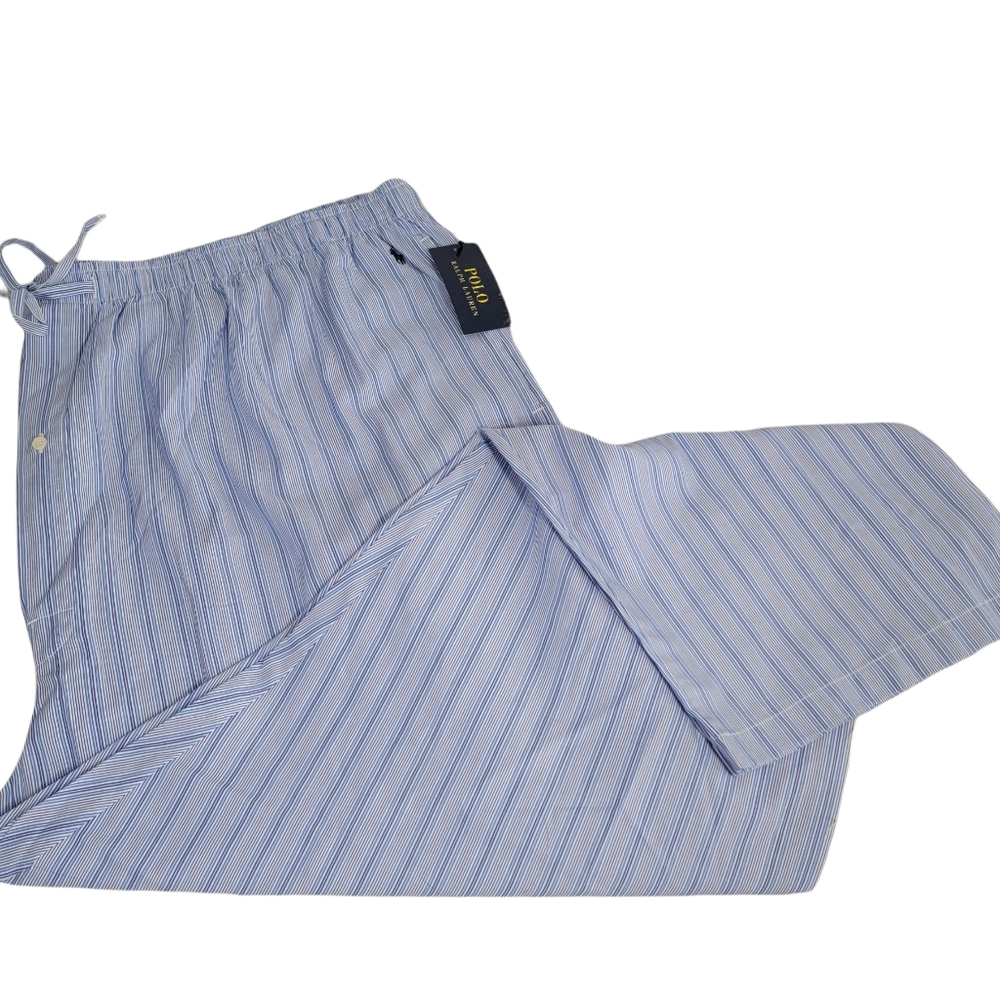 Polo Ralph Lauren Big & Tall Light Weight Pajama Stripe Pants Sz. 4XL New WT.